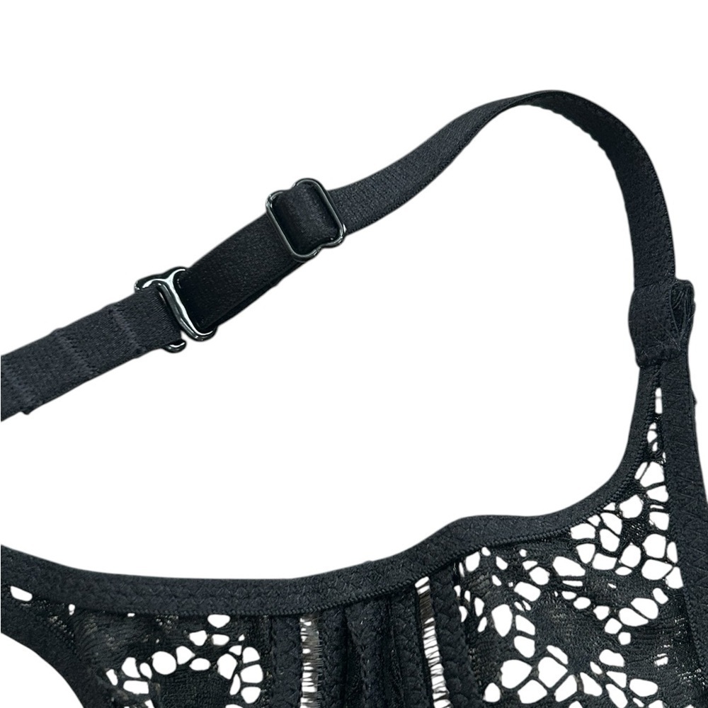 Victorias Secret Very Sexy Bralette Black Lace Halter, Size S - Picture 5 of 5